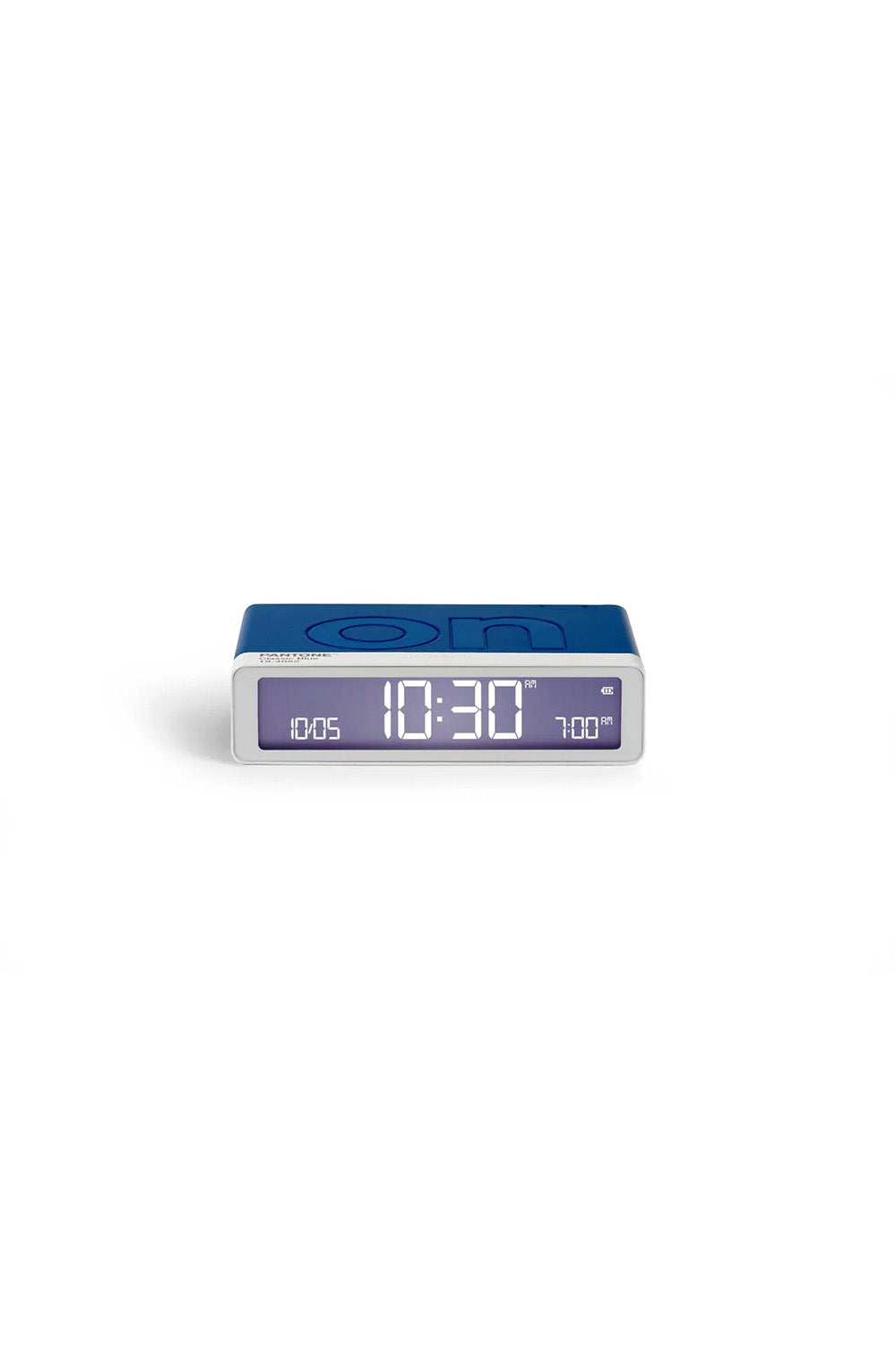 X Pantone Flip Klasik şarj Edilebilir Alarm Saat Mavi - 0