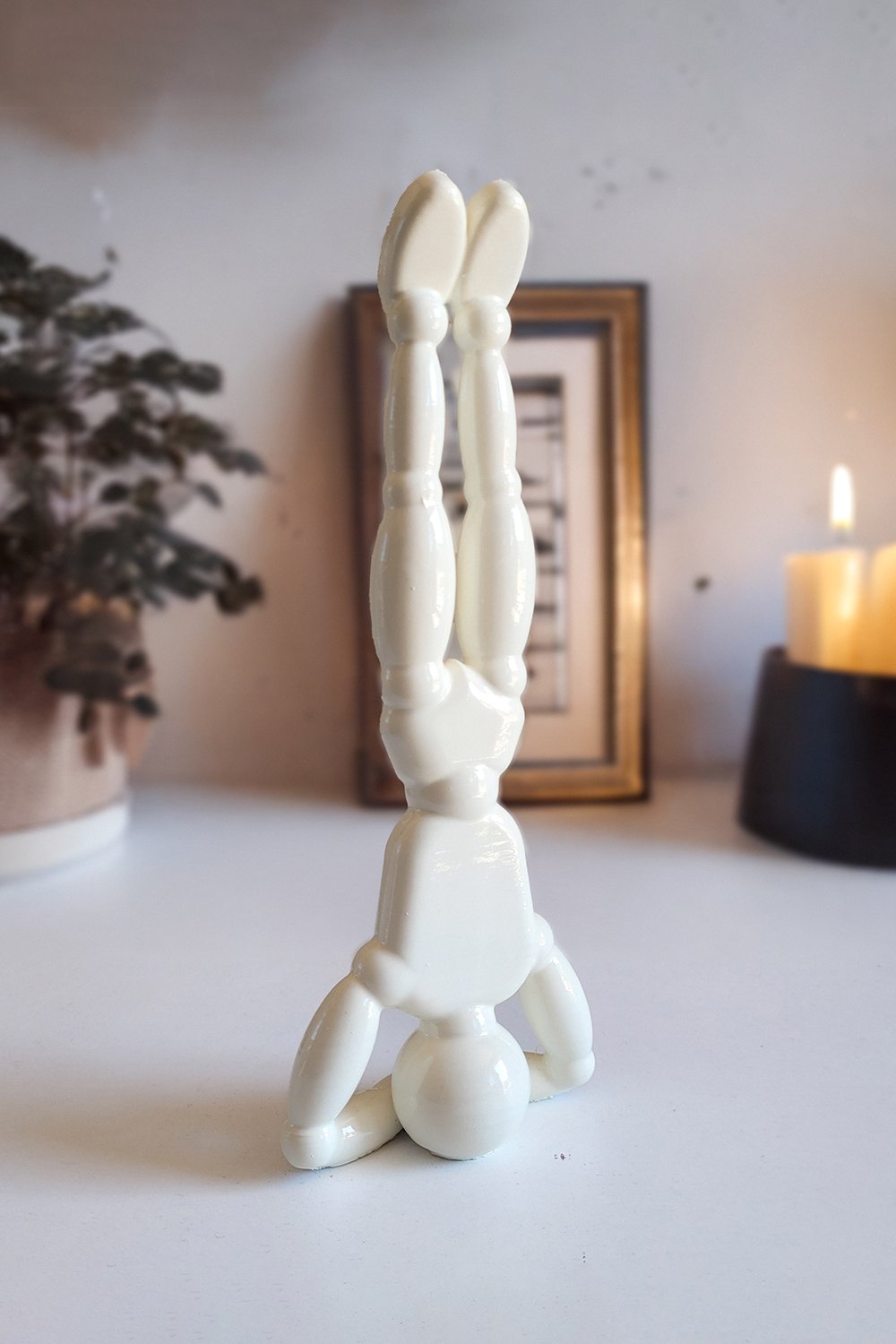 Yoga Headstand Pozu Figürü | Kemik - 1