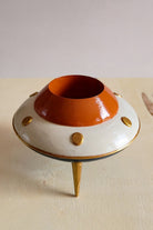 Retro Mini Ufo Saksı | Kemik - 4