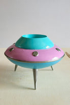 Retro Mini Ufo Saksı | Pastel Pembe - 2
