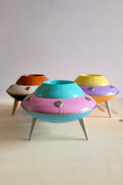 Retro Mini Ufo Saksı | Pastel Pembe - 7