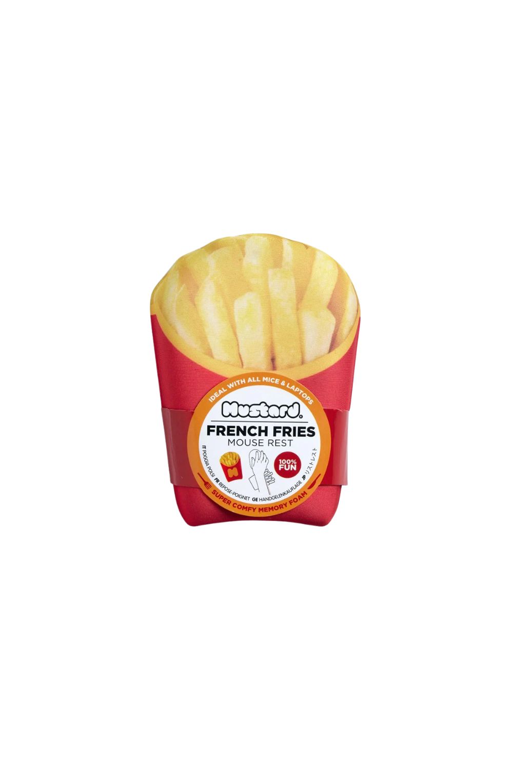 Mustard Fries Mouse Silikon Bilek Desteği - 0