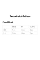 Cloud Uzun Mat Beyaz Şişme Mont - 6