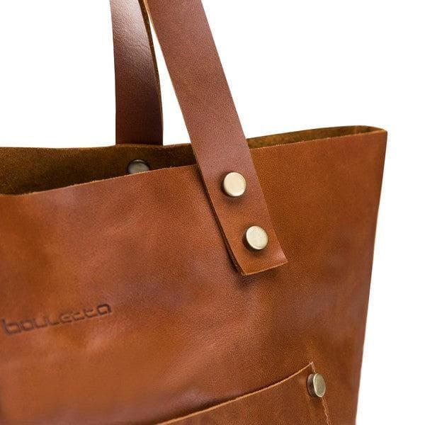 Moon Heritage Luxe Tote Medium Karamel Omuz Çantası - 2