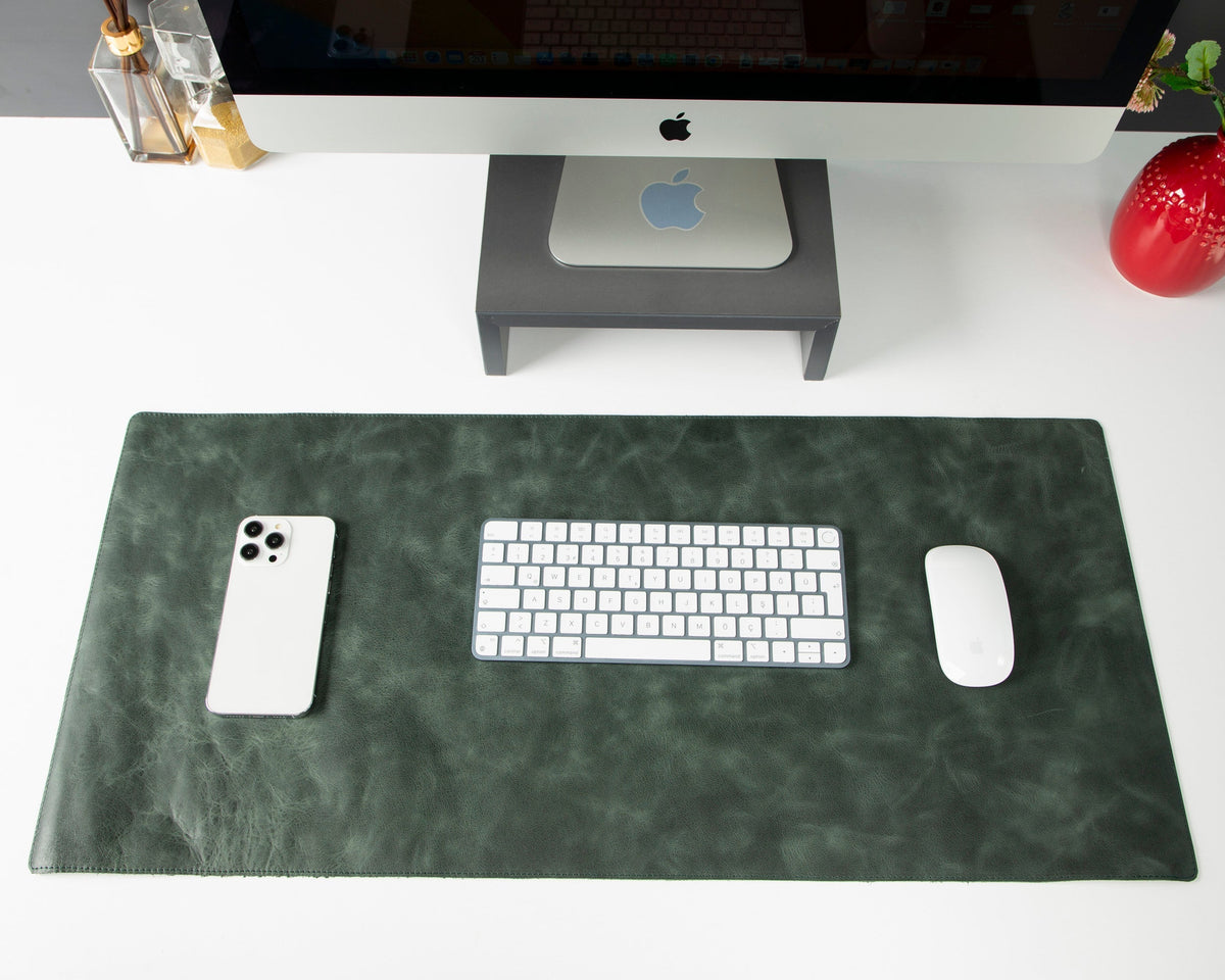 Still & Silent – Pickle Gerçek Deri Desk Mat Macbook Altlığı - 0