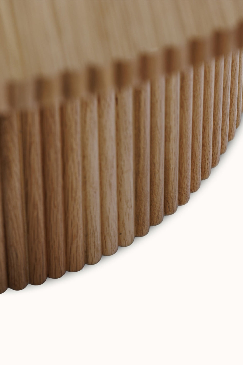 Fuga Ahşap Oval Sehpa 120 Cm - 3