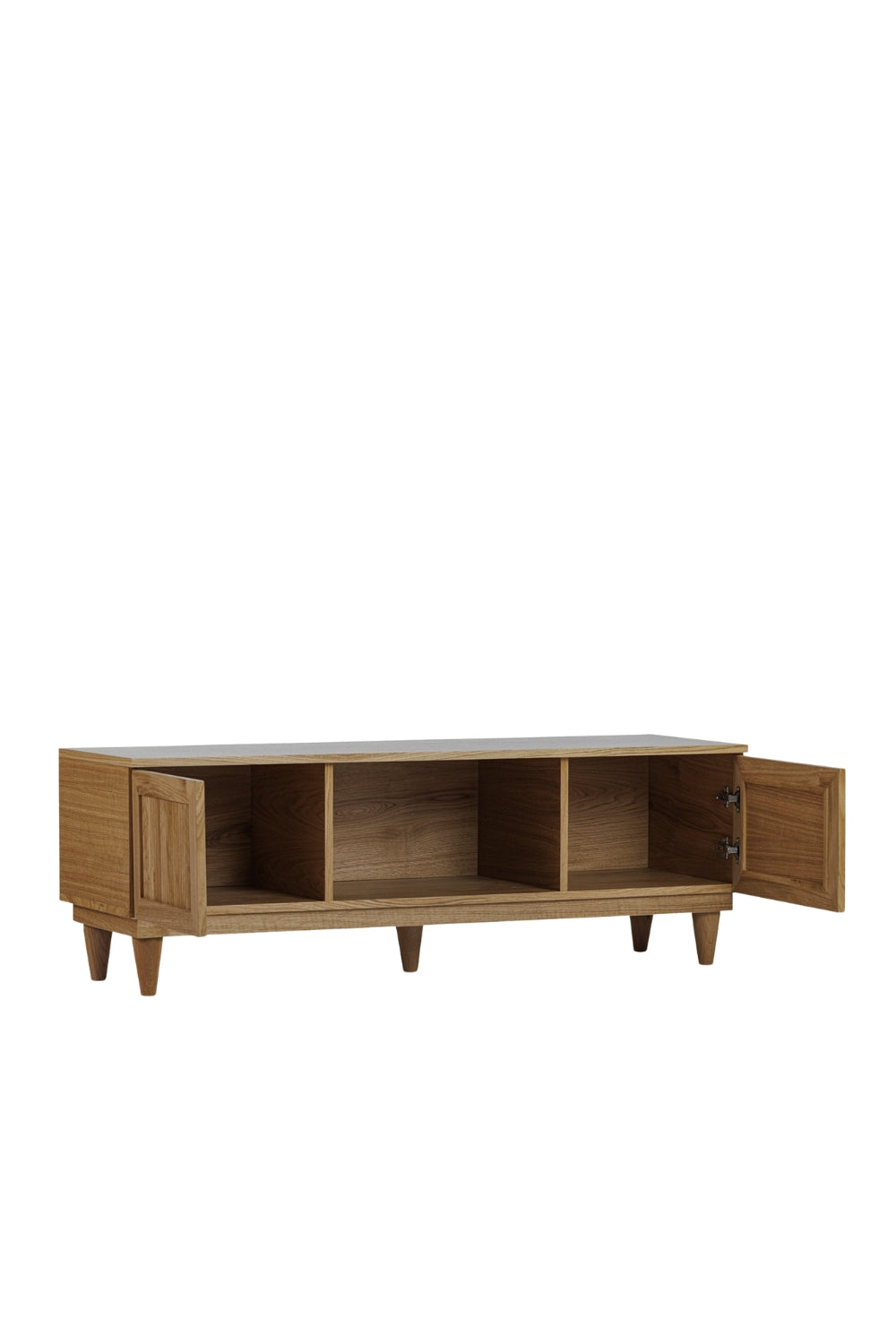 Çıtalı Ahşap Tv Ünitesi 150 Cm - 4