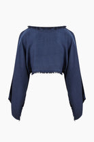 Keten Navy Bluz - 4