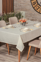 Plain Masa Örtüsü Krem 155x220 - 0