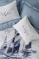 Maritime Tek Kişilik Nevresim Takımı Skipper Indigo - 1