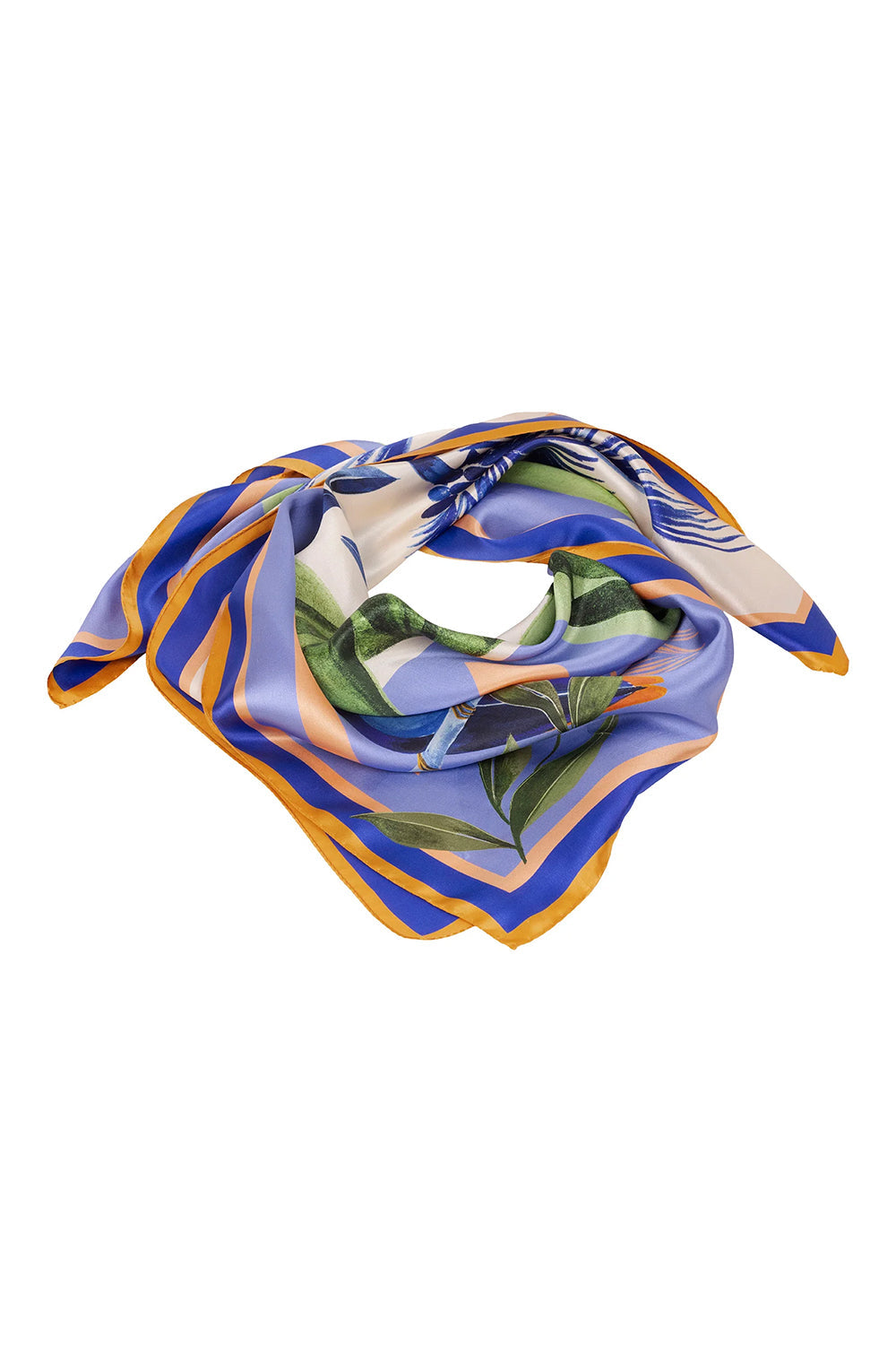 Crocodile Go To Sleep İpek Saten Eşarp ⎮ 90x90 Cm - 8