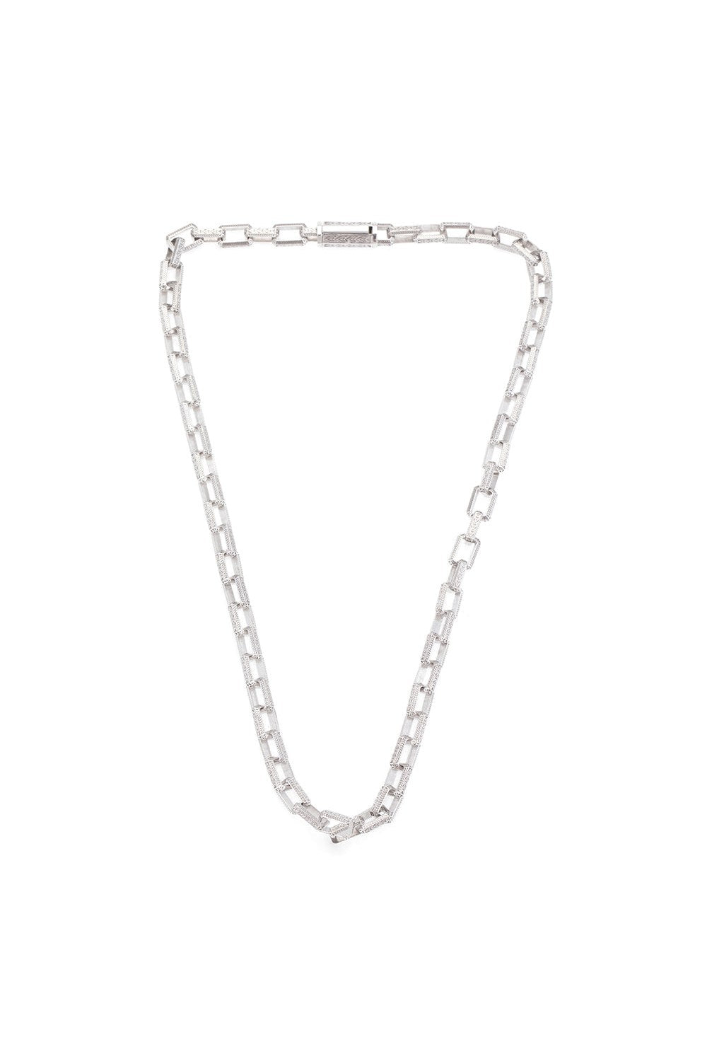 Inlaid Zincir Kolye, Gümüş - 2