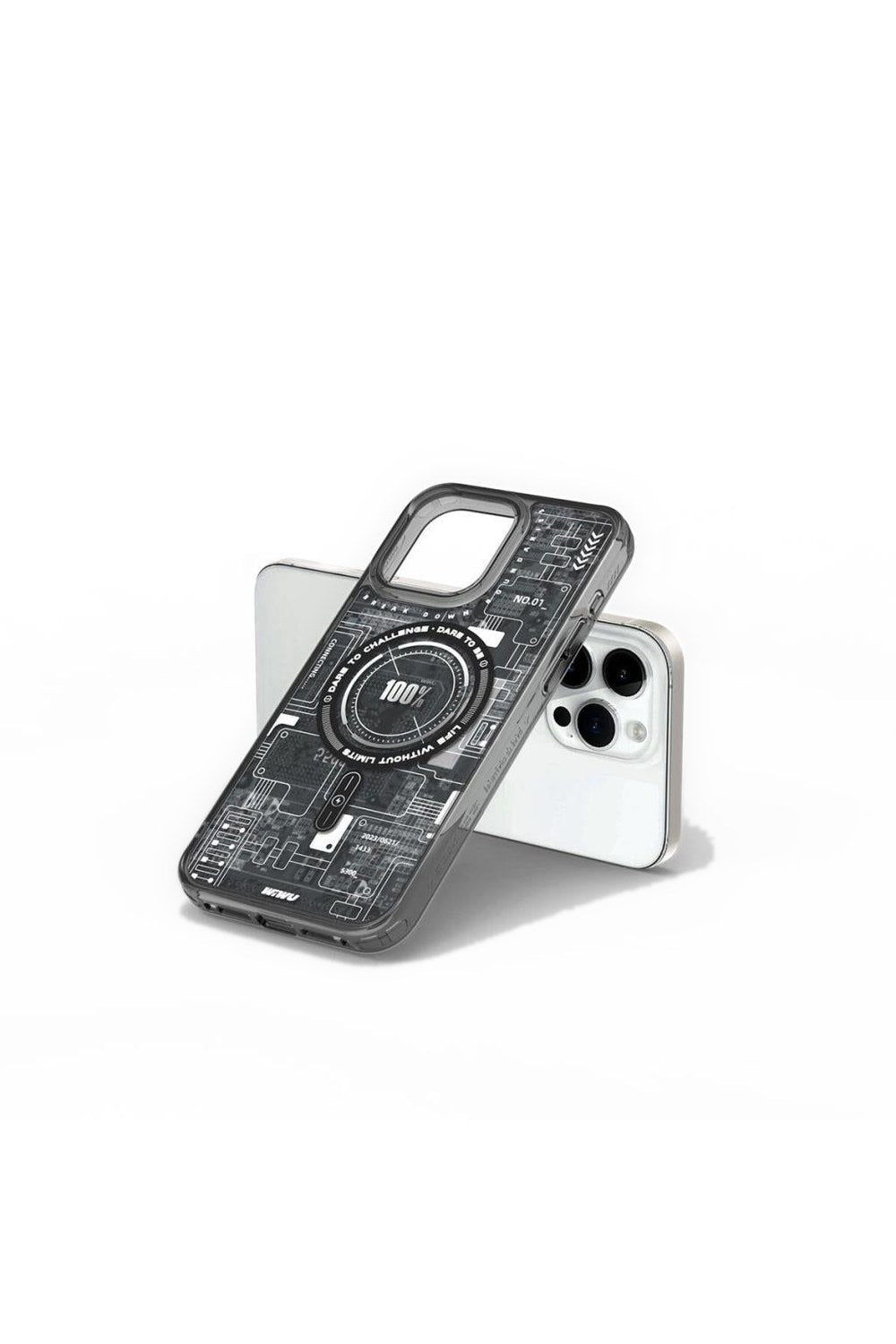 Mecha Circuit H Serisi Magsafe Uyumlu Desenli Kılıf, Iphone 15 Pro - 5