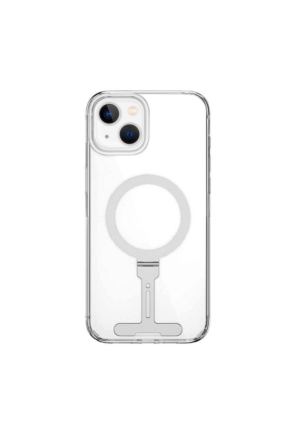 Magsafe Uyumlu Standlı Şeffaf Kılıf, Iphone 15 Plus - 0