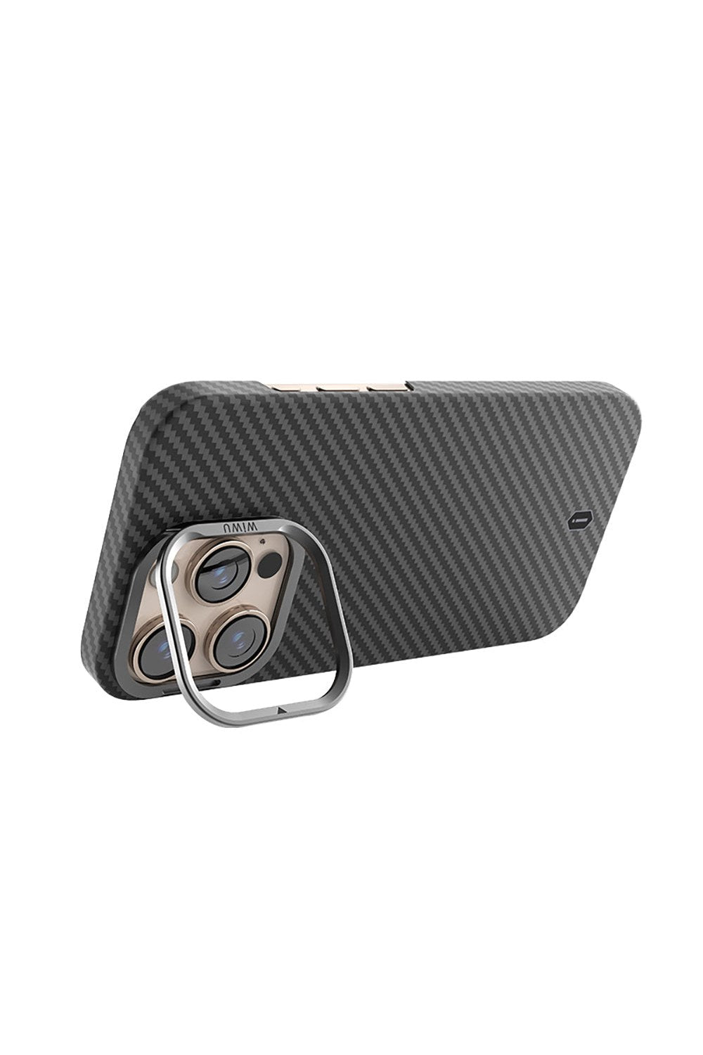 Magsafe Uyumlu Kamera Standlı Aramid Kevlar Kılıf, Iphone 16 Pro - 1