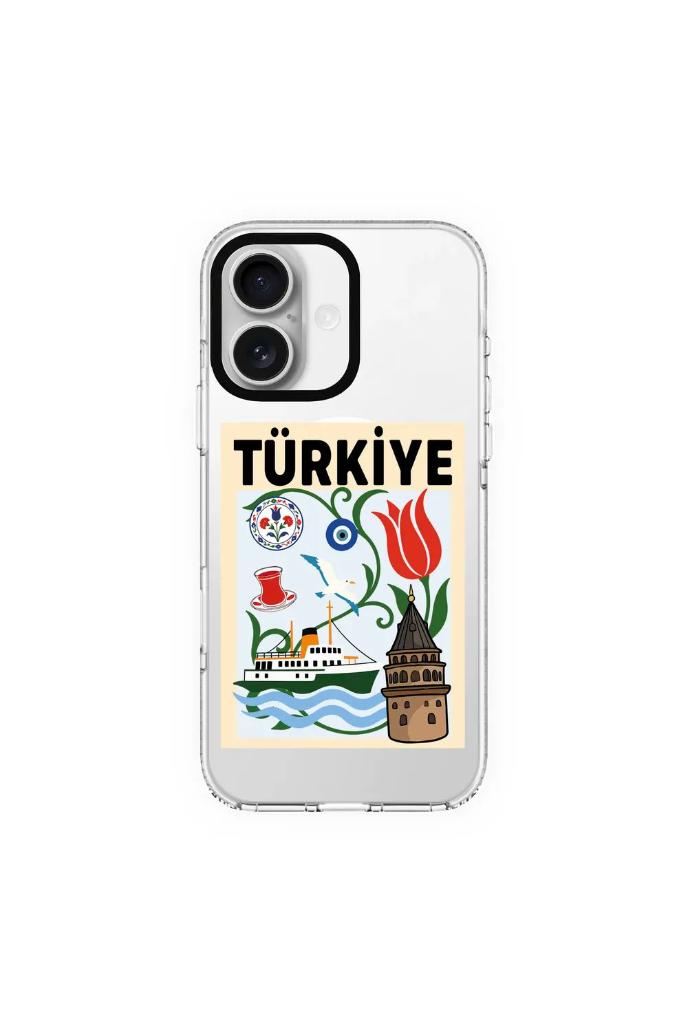 I Am Turkish-Clear Kılıf Magsafe Özellikli - Iphone 16e - 0