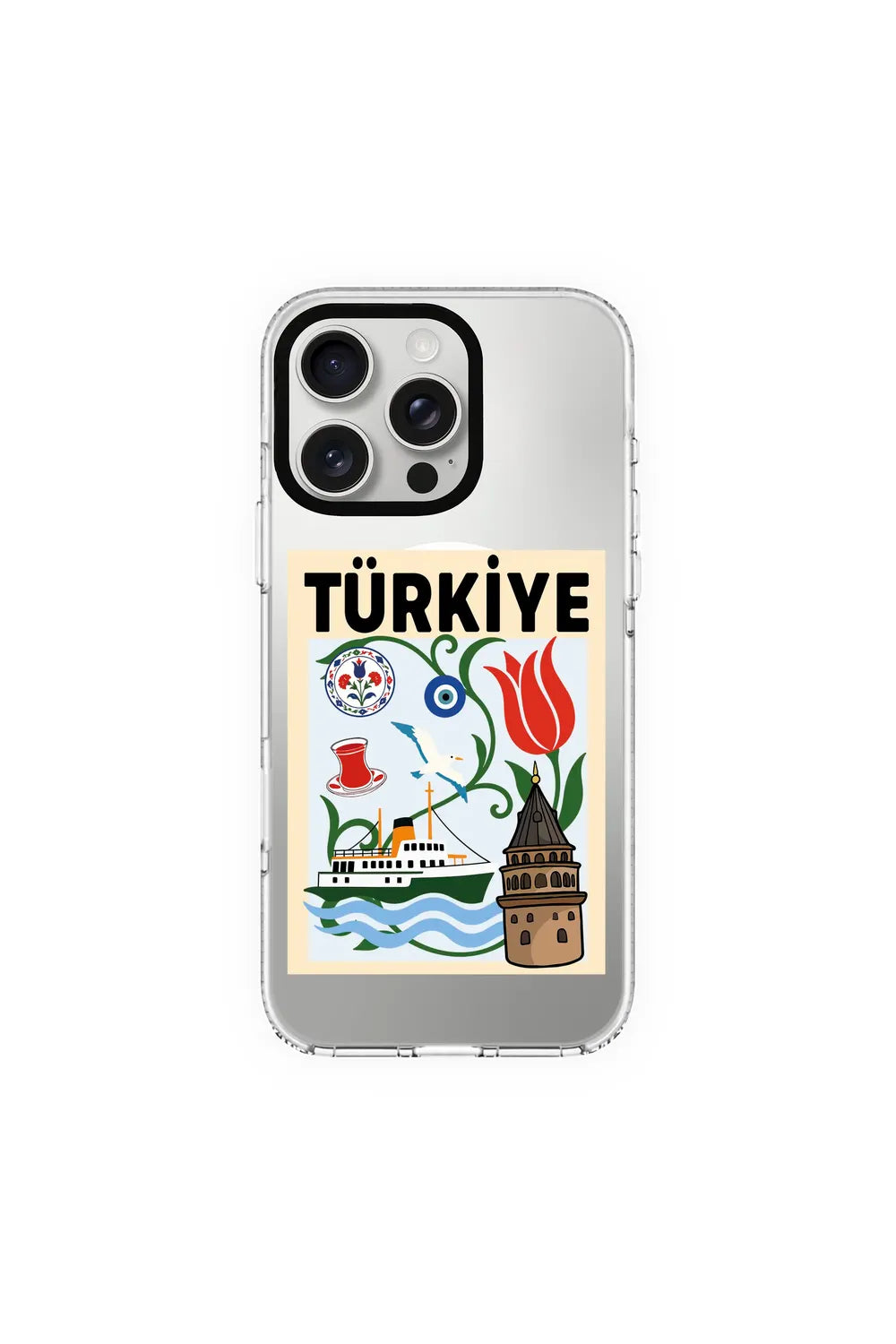 I Am Turkish-Clear Kılıf Magsafe Özellikli - Iphone 15 Pro - 0