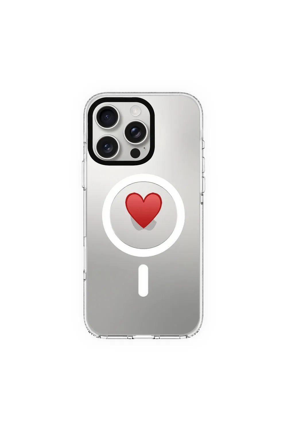 Spread Heart-Clear Kılıf Magsafe Özellikli - Iphone 15 Pro Max - 0