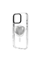 Silver Heart-Clear Kılıf Magsafe Özellikli - Iphone 15 - 1