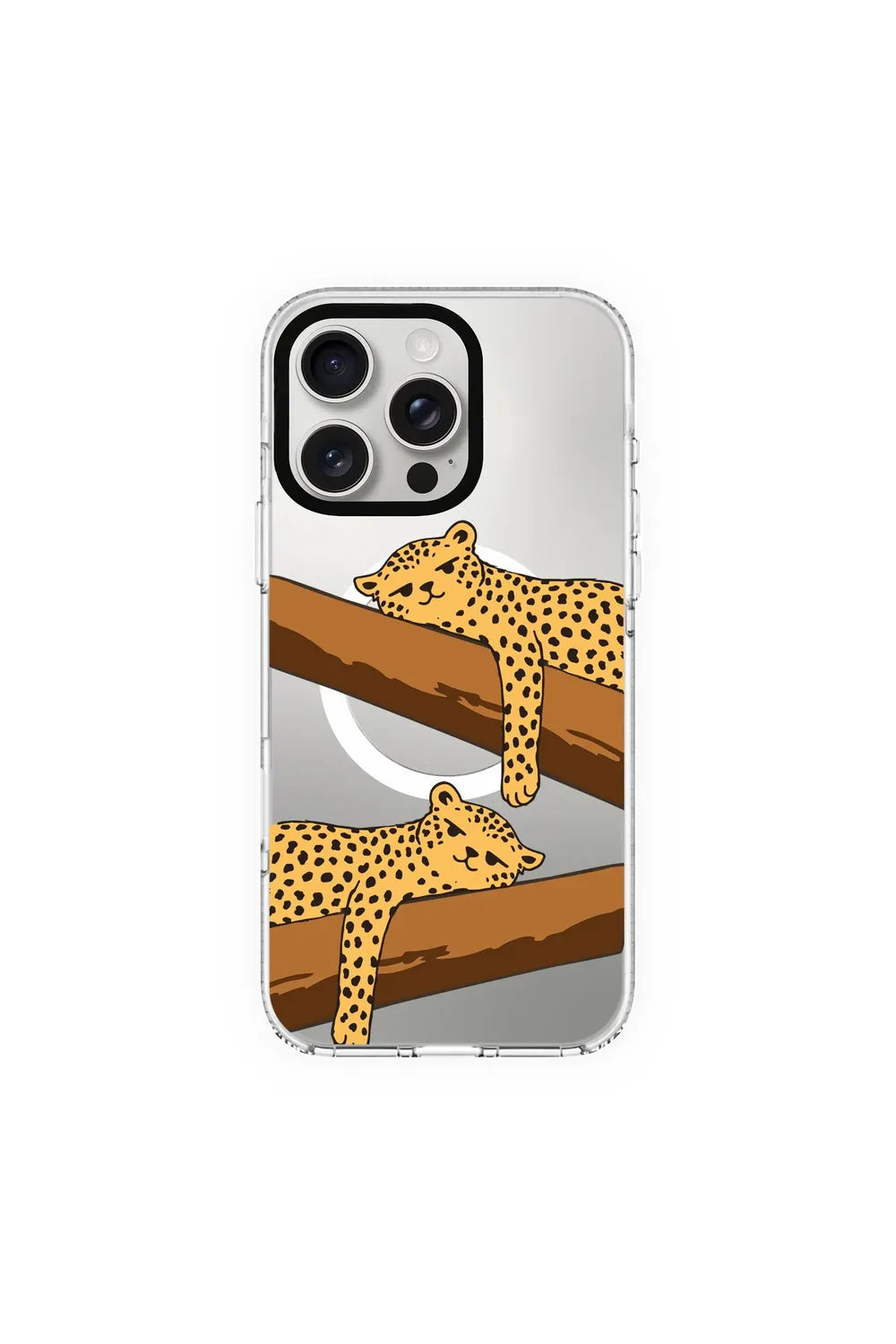 Leopard Siesta-Clear Kılıf Magsafe Özellikli - Iphone 15 Pro - 0