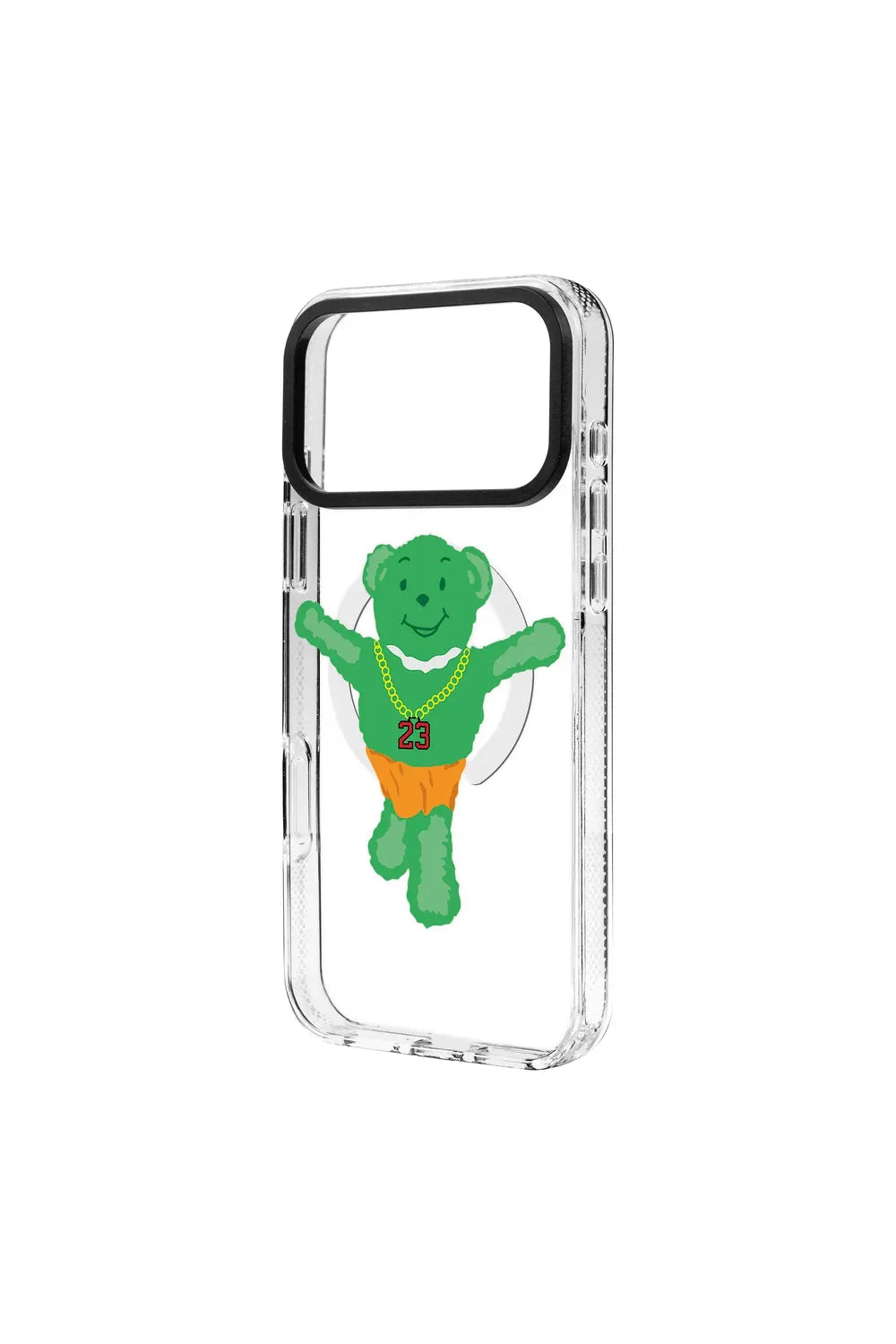 Green Bear-Clear Kılıf Magsafe Özellikli - Iphone 17 Pro Max - 1