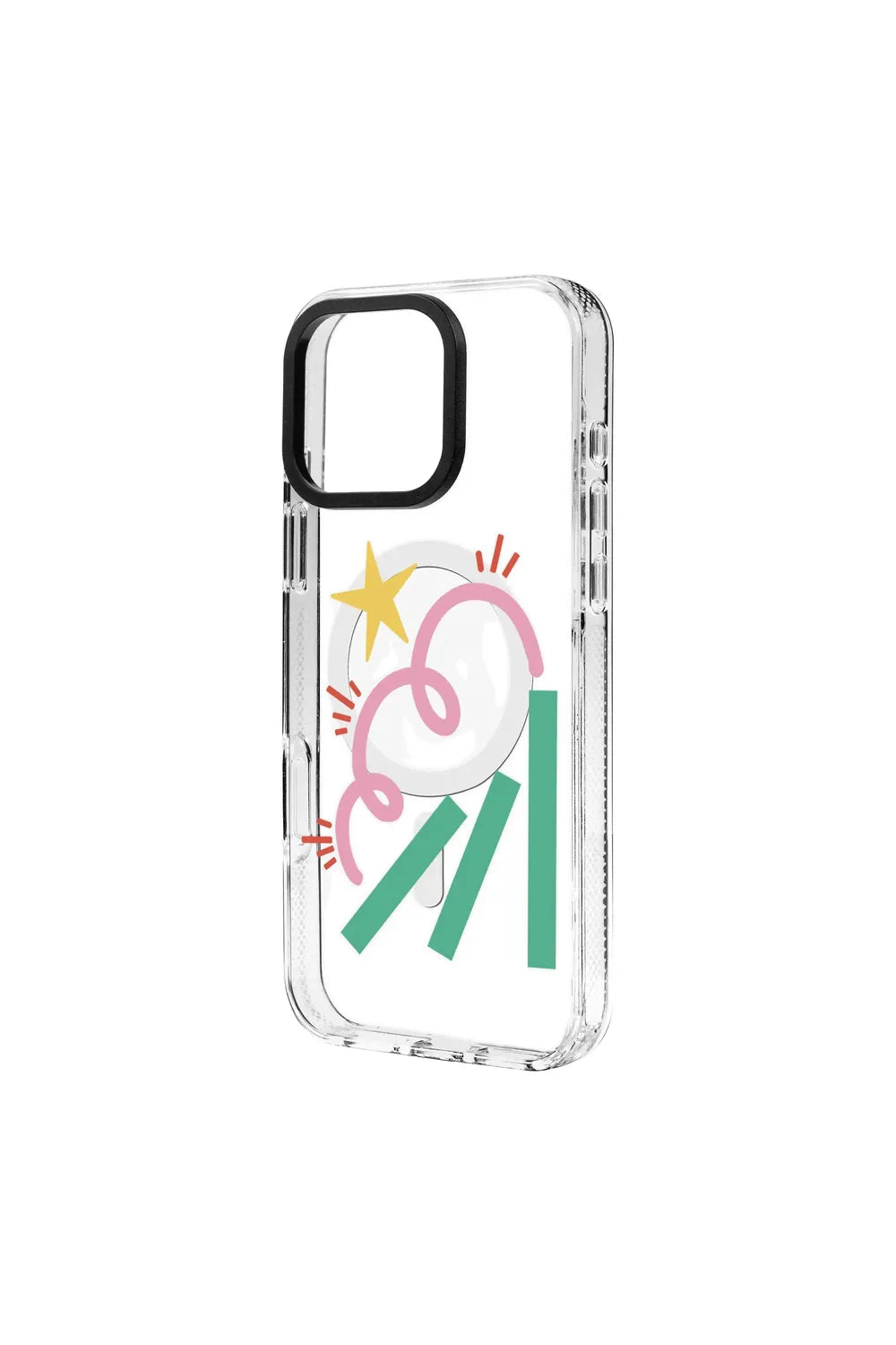 Domino-Clear Kılıf Magsafe Özellikli - Iphone 16e - 1