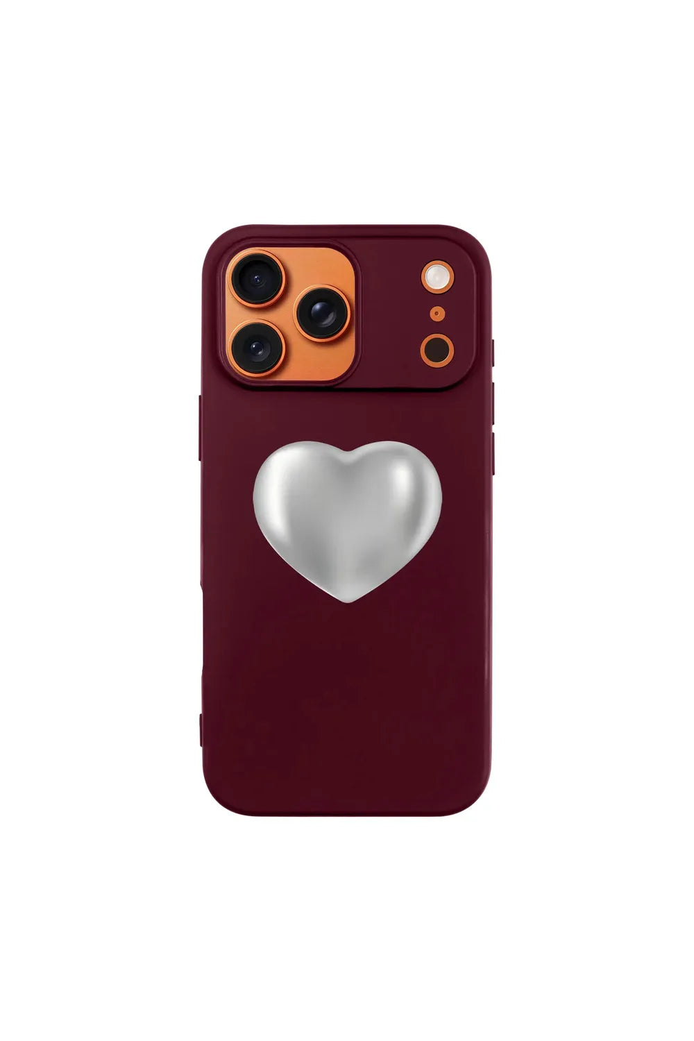 Silver Heart-Ultra Silikon Kılıf-Iphone 16 Pro - 0