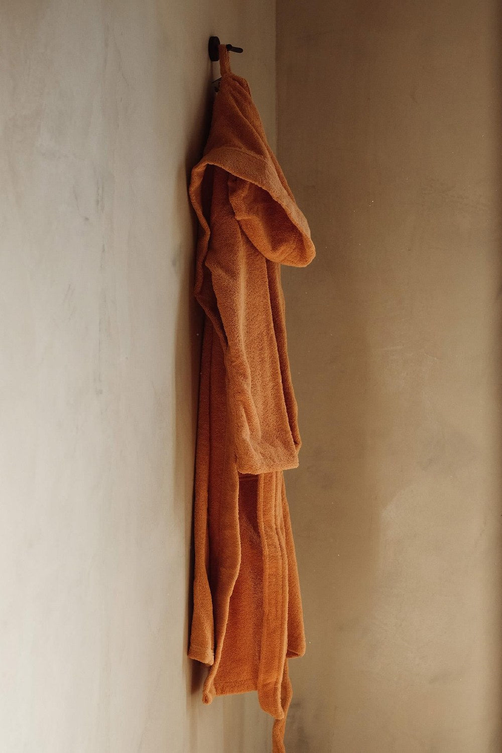 Fine Cotton Bornoz, Terracotta, L-Xl - 1