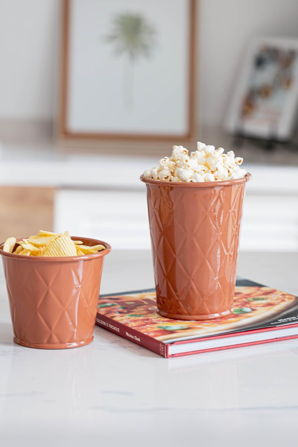 Prizma Popcorn Kasesi Terracota - 1