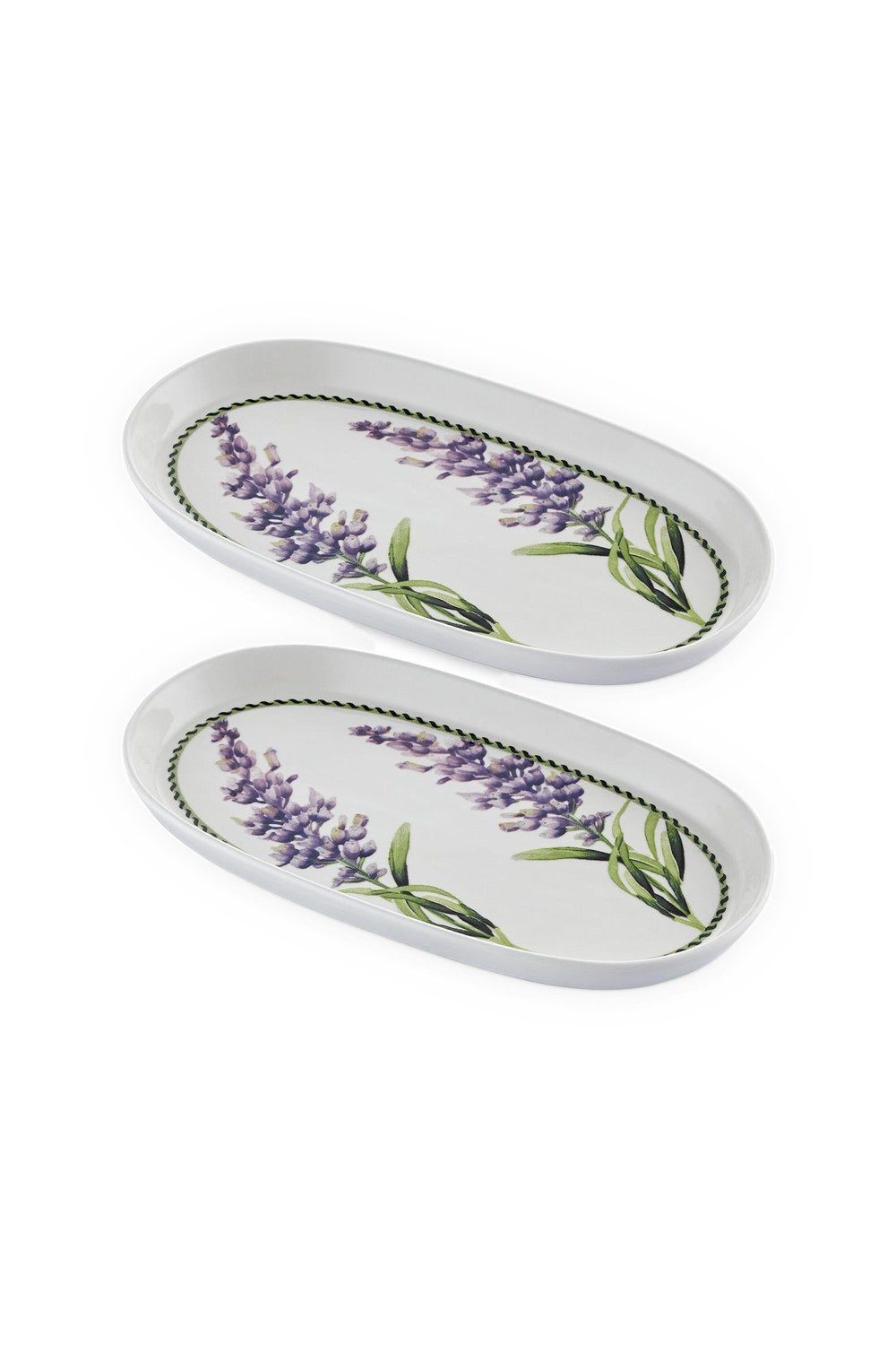 Provence Lavanta Oval Servis Tabağı 2'li, 29 × 16 Cm - 3