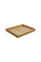 Wicker Bambu Tepsi, 31 × 25 × 3 Cm - 0