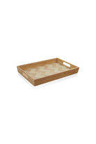 Wicker Bambu Tepsi, 33 × 23 × 4 Cm - 0
