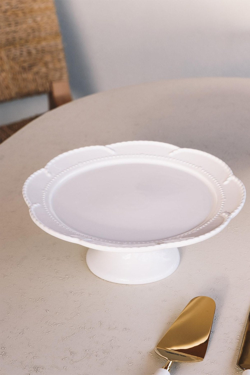 Grande Pasta Kek Standı Beyaz 31x12 Cm - 0
