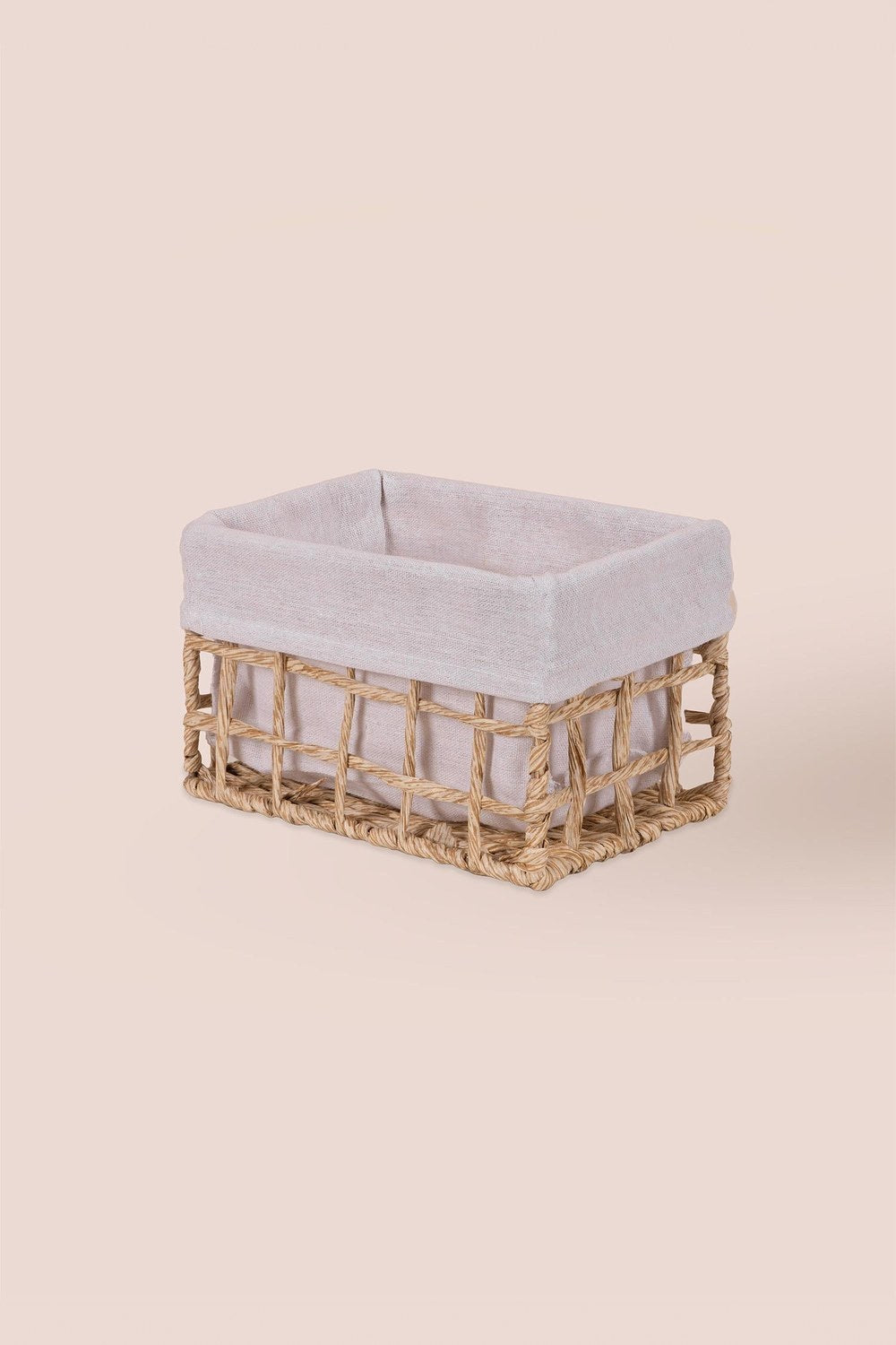 Braid Hasır Organizer Sepet, Naturel, 22 × 14 × 13 Cm - 2