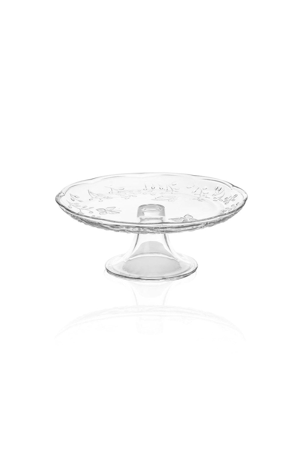 Ayaklı Cam Sunum Tabağı 27x27x11 Cm - 4