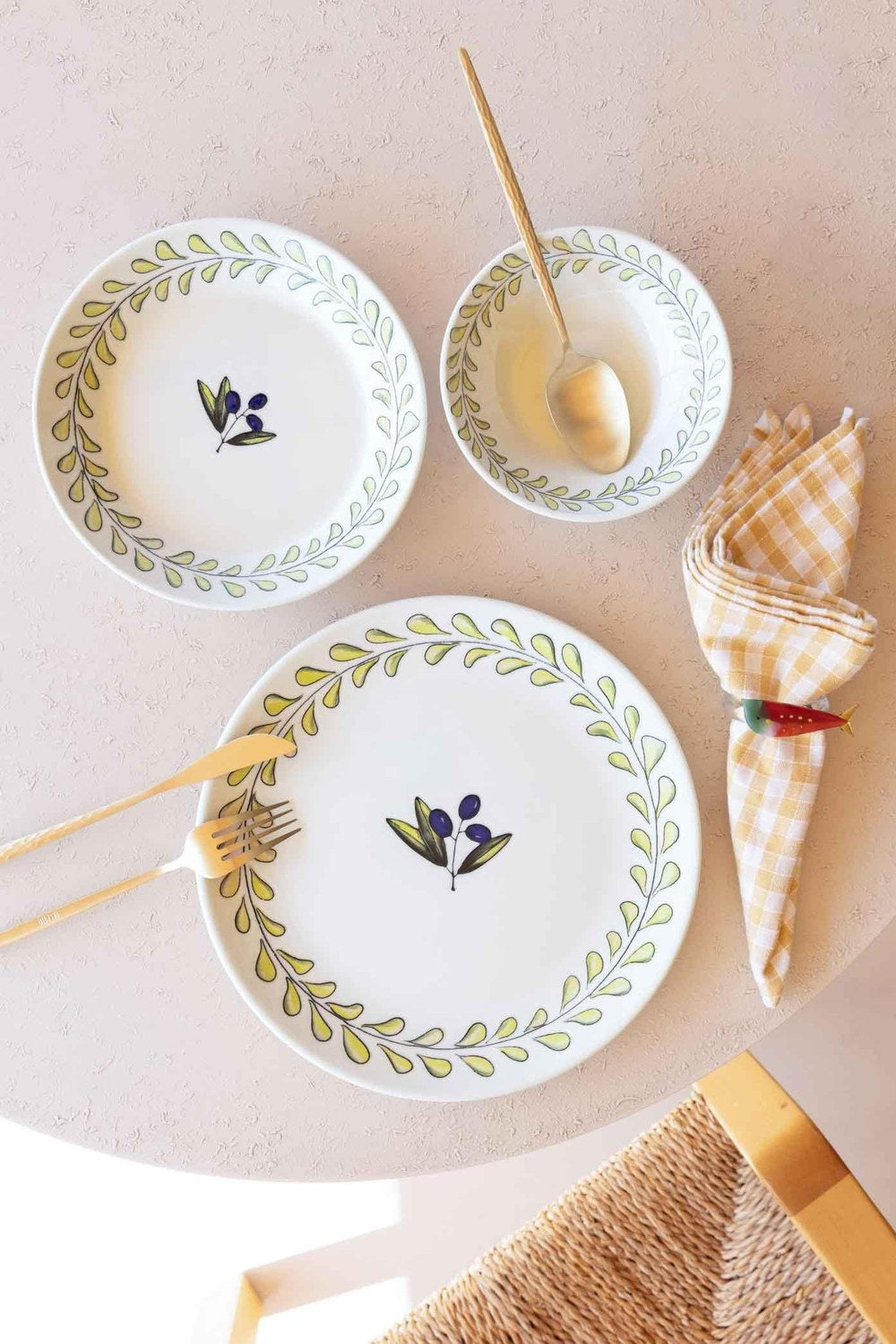 Olivos Pasta Tabağı 6'lı Set, 19 Cm - 1