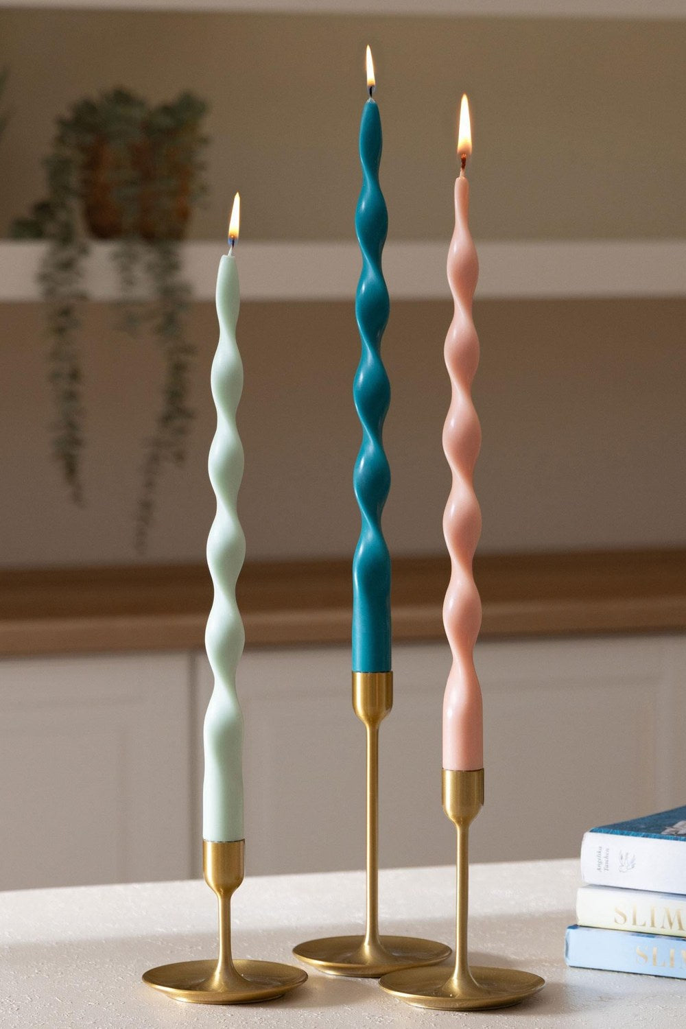 Burgu Mum Parlak Sea Green 40 Cm - 1