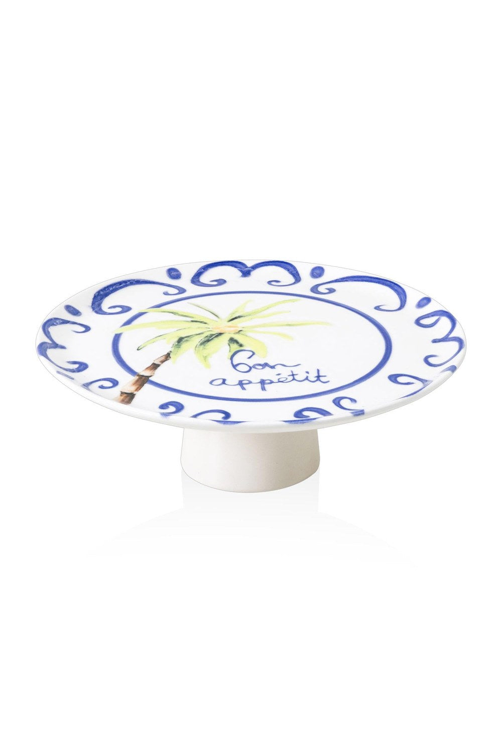 Palma Ayaklı Servis Tabağı, 30 × 10 Cm - 2
