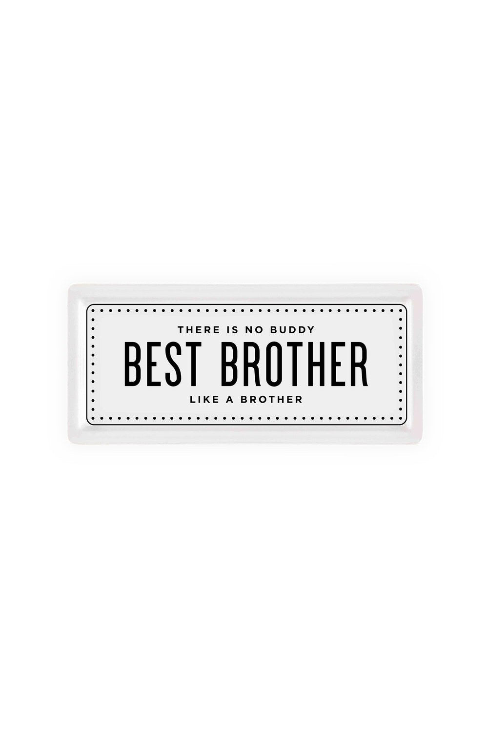 Dikdörtgen Servis Tabağı Best Brother - 35 X 16 Cm - 0