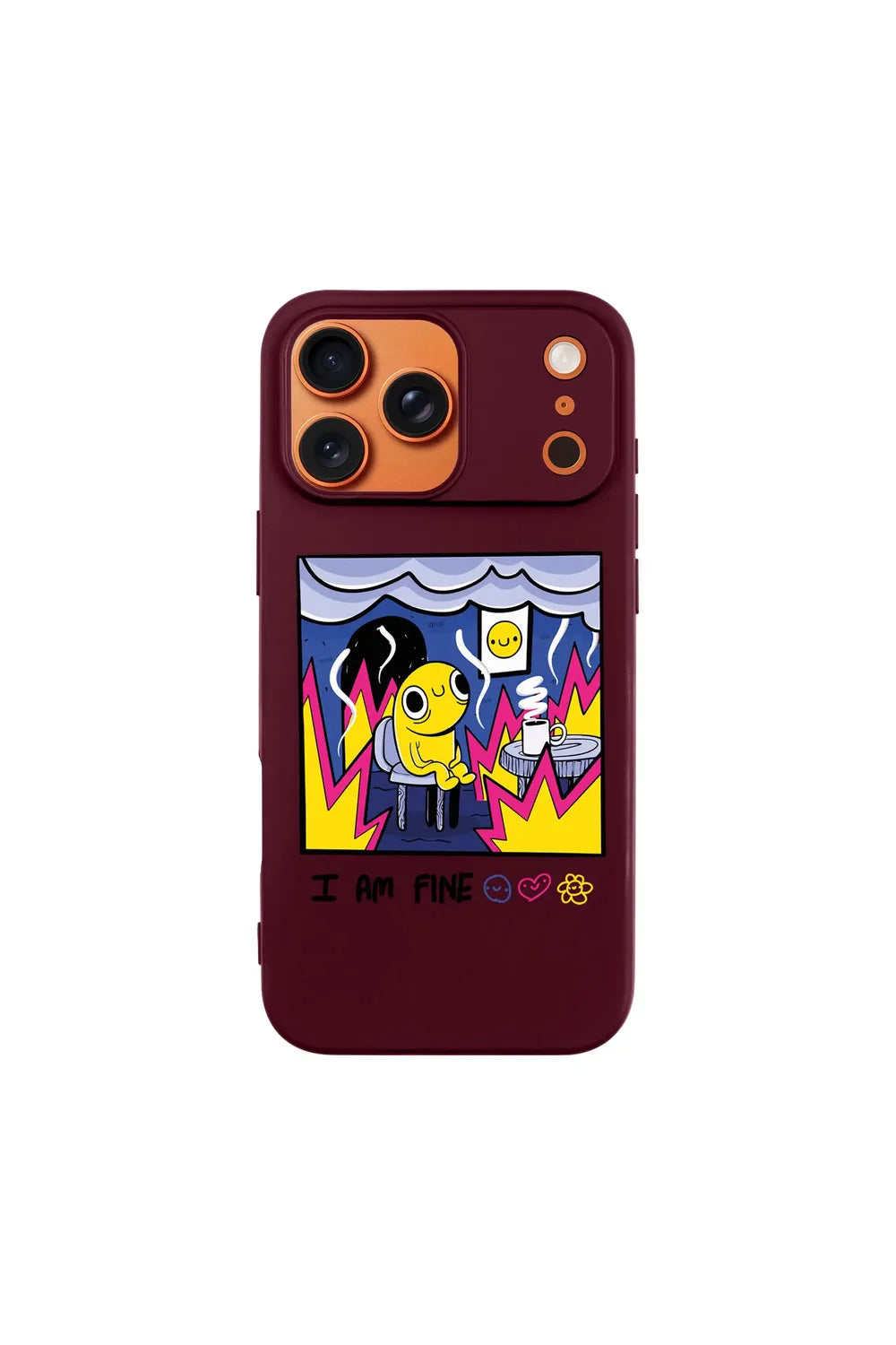 I Am Fine-Ultra Silikon Kılıf-Iphone 17 Pro Max - 0