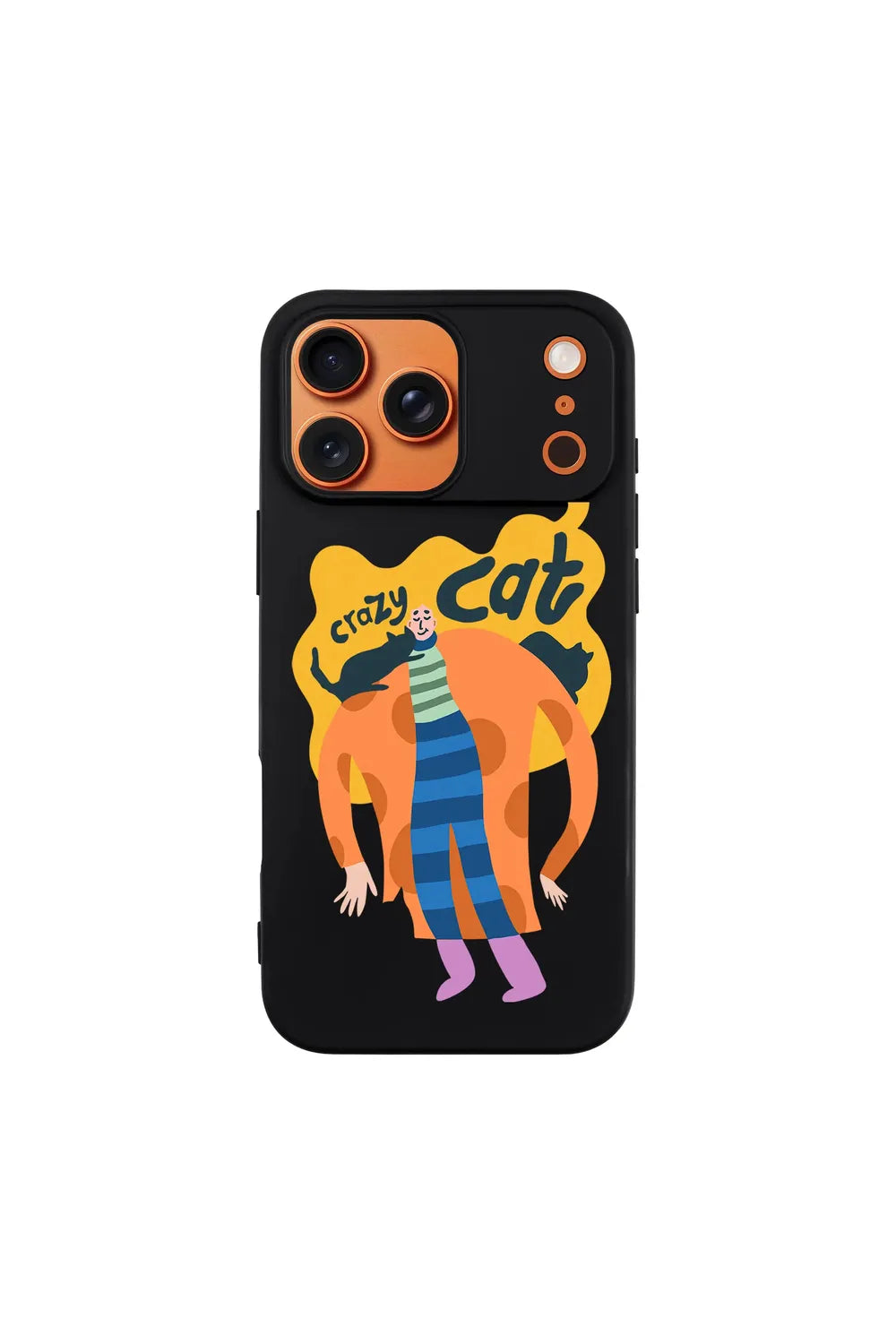 Crazy Cat-Ultra Silikon Kılıf-Iphone 16 Plus - 3