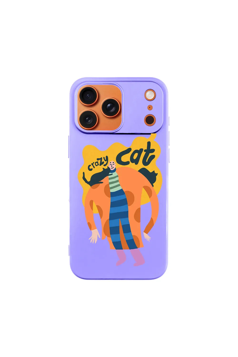 Crazy Cat-Ultra Silikon Kılıf-Iphone 17 Pro - 6