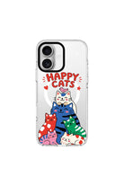Happy Cats Clear Magsafe Kılıf - Iphone 16e - 0