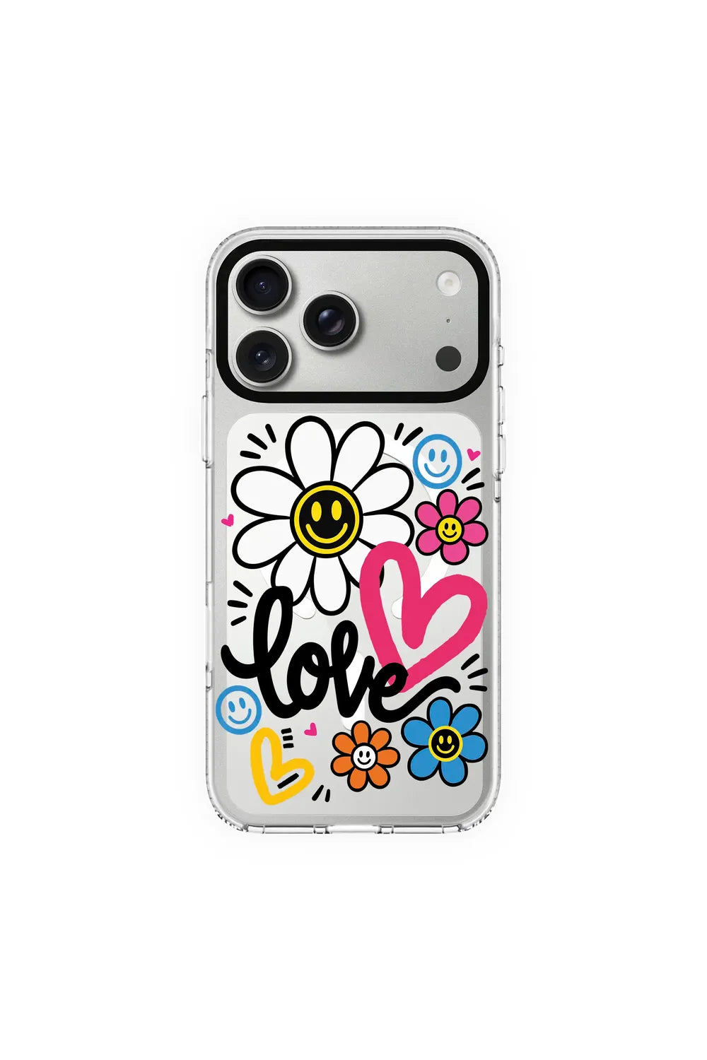 Love Bloom Clear Magsafe Kılıf, Iphone 17 Pro - 0