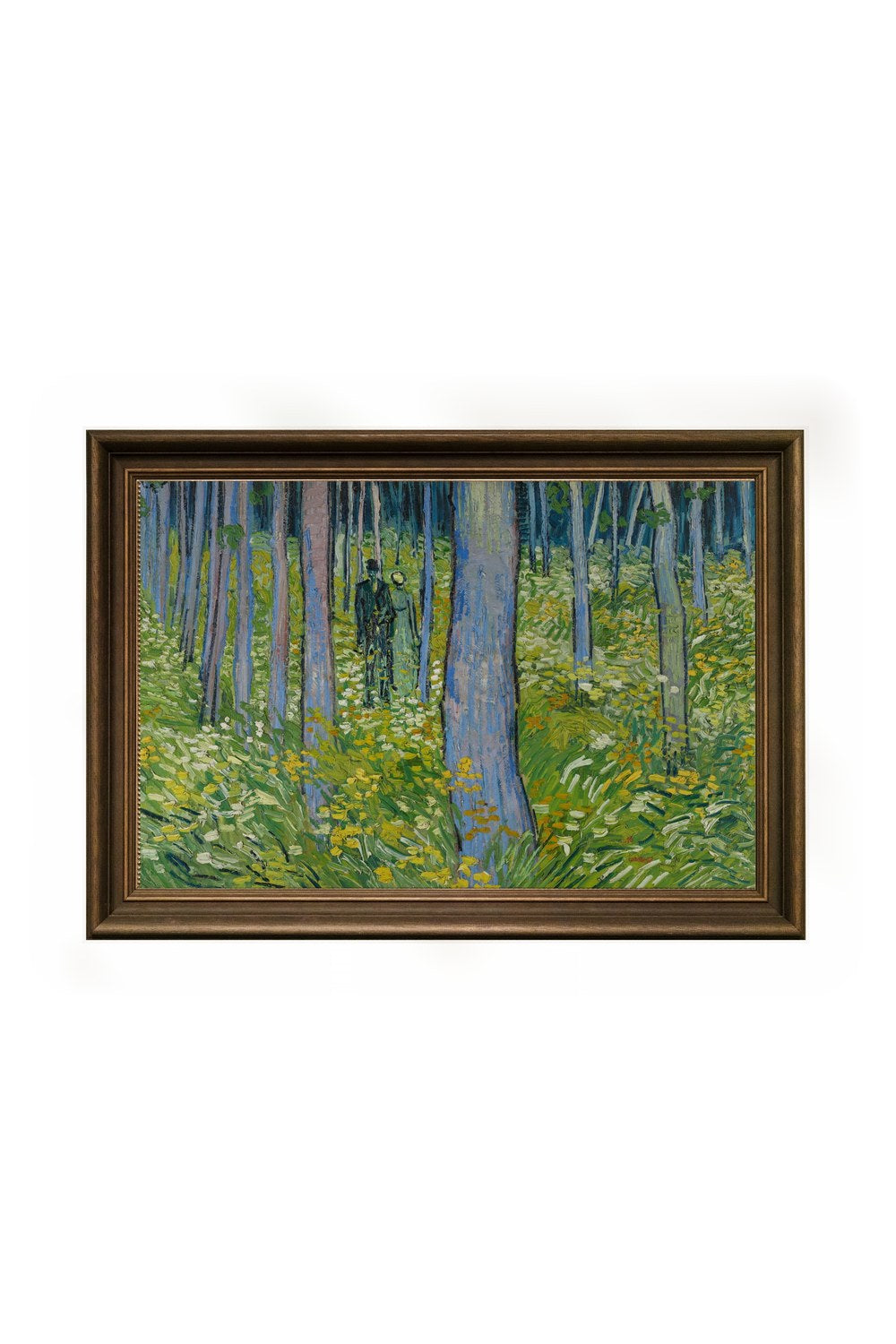 Vincent Van Gogh - İki Figürle Orman Altı - 0