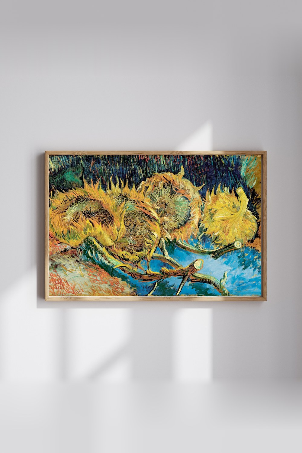 Vincent Van Gogh - Tohuma Dönmüş Dört Ayçiçeği - 3