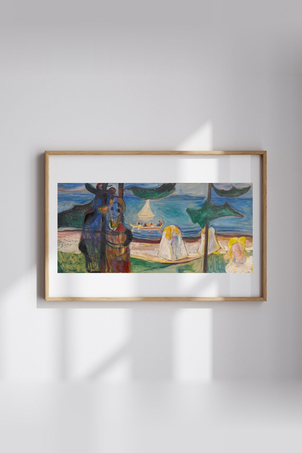 Edvard Munch - Yaz Günü Ya Da Sahilde Kucaklaşma - 4
