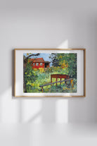 Edvard Munch - Kırmızı Evli Bahçe - 4