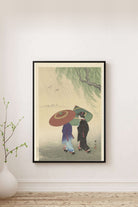 Ohara Koson - Yağmur Altında İki Kadın - 0