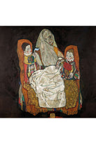 Egon Schiele - İki Çocuklu Anne Iii - 1